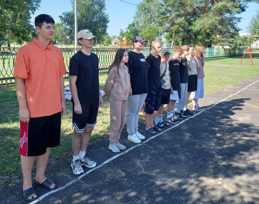 На базе КРАСНОСЛОБОДСКОЙ СШ Октябрьского района состоялось открытие лагеря труда и отдыха «ЭВРИКА» для учащихся 14-17 лет